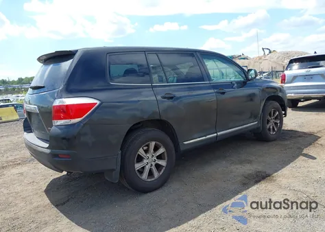 2012 Toyota Highlander Se из США, поврежденный, VIN 5TDBK3EH7CS161594